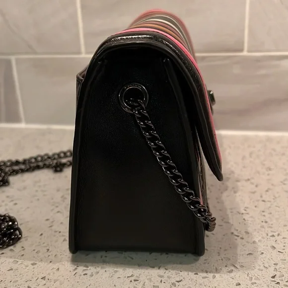 NWT! COACH COLORBLOCK QUILTED BOWERY LEATHER CROSSBODY BAG - Picture 5 of 10